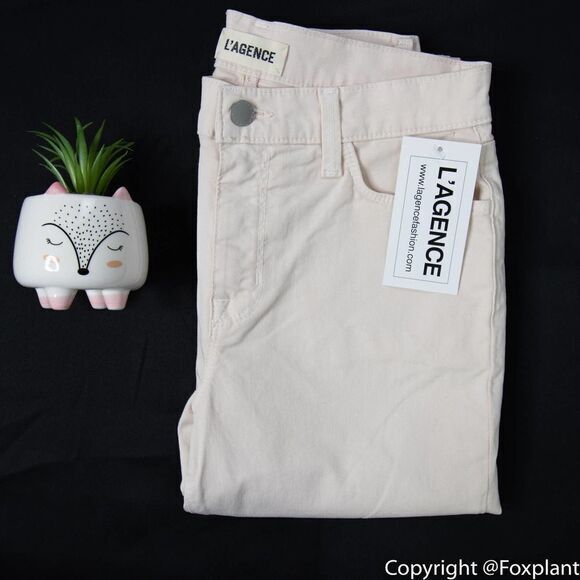 NEW L'AGENCE‎ skinny jeans, pale pink size 25 - Picture 13 of 13